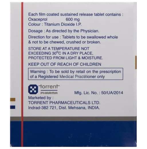 trueceprol od 600mg tablet 10's